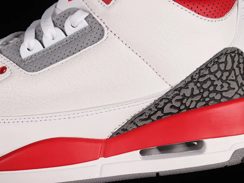 All categories Air Jordan Jordan series basketball shoes Air Jordan 3 foreign trade version Air Jordan 3 Retro "Fire Red" AJ3 Joe 3 new flame red DN3707-160